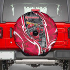 Melbourne Renegades Spare Tire Cover Flaming Lightning Storm Geometric Sports Mascot Art