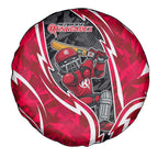 Melbourne Renegades Spare Tire Cover Flaming Lightning Storm Geometric Sports Mascot Art