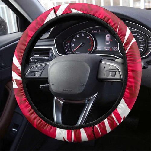 Melbourne Renegades Steering Wheel Cover Flaming Lightning Storm Geometric Sports Mascot Art