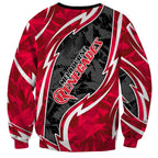 Melbourne Renegades Sweatshirt Flaming Lightning Storm Geometric Sports Mascot Art