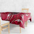 Melbourne Renegades Tablecloth Flaming Lightning Storm Geometric Sports Mascot Art