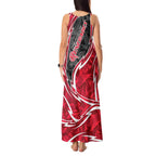 Melbourne Renegades Tank Maxi Dress Flaming Lightning Storm Geometric Sports Mascot Art