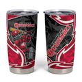 Melbourne Renegades Tumbler Cup Flaming Lightning Storm Geometric Sports Mascot Art