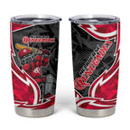 Melbourne Renegades Tumbler Cup Flaming Lightning Storm Geometric Sports Mascot Art