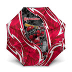 Melbourne Renegades Umbrella Flaming Lightning Storm Geometric Sports Mascot Art