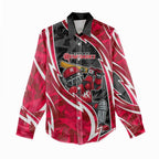 Melbourne Renegades Women Casual Shirt Flaming Lightning Storm Geometric Sports Mascot Art