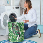 Melbourne Stars Laundry Basket Flaming Lightning Storm Geometric Sports Mascot Art