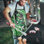 Melbourne Stars Apron Flaming Lightning Storm Geometric Sports Mascot Art