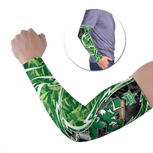 Melbourne Stars Arm Sleeves Flaming Lightning Storm Geometric Sports Mascot Art