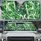 Melbourne Stars Auto Sun Shade Flaming Lightning Storm Geometric Sports Mascot Art