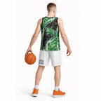 Melbourne Stars Basketball Jersey Flaming Lightning Storm Geometric Sports Mascot Art