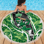 Melbourne Stars Beach Blanket Flaming Lightning Storm Geometric Sports Mascot Art