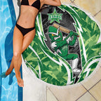 Melbourne Stars Beach Blanket Flaming Lightning Storm Geometric Sports Mascot Art