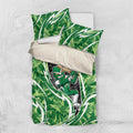 Melbourne Stars Bedding Set Flaming Lightning Storm Geometric Sports Mascot Art