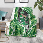 Melbourne Stars Blanket Flaming Lightning Storm Geometric Sports Mascot Art
