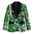 Melbourne Stars Blazer Flaming Lightning Storm Geometric Sports Mascot Art