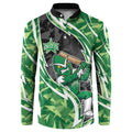Melbourne Stars Button Sweatshirt Flaming Lightning Storm Geometric Sports Mascot Art