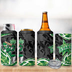 Melbourne Stars 4 in 1 Can Cooler Tumbler Flaming Lightning Storm Geometric Sports Mascot Art