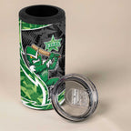 Melbourne Stars 4 in 1 Can Cooler Tumbler Flaming Lightning Storm Geometric Sports Mascot Art