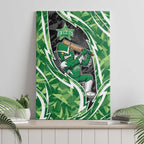 Melbourne Stars Canvas Wall Art Flaming Lightning Storm Geometric Sports Mascot Art