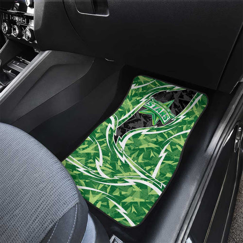 Melbourne Stars Car Mats Flaming Lightning Storm Geometric Sports Mascot Art
