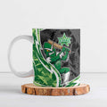 Melbourne Stars Ceramic Mug Flaming Lightning Storm Geometric Sports Mascot Art