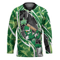 Melbourne Stars Hockey Jersey Flaming Lightning Storm Geometric Sports Mascot Art