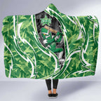 Melbourne Stars Hooded Blanket Flaming Lightning Storm Geometric Sports Mascot Art
