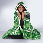 Melbourne Stars Hooded Blanket Flaming Lightning Storm Geometric Sports Mascot Art