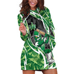 Melbourne Stars Hoodie Dress Flaming Lightning Storm Geometric Sports Mascot Art