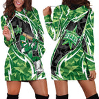 Melbourne Stars Hoodie Dress Flaming Lightning Storm Geometric Sports Mascot Art