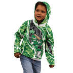 Melbourne Stars Kid Hoodie Flaming Lightning Storm Geometric Sports Mascot Art
