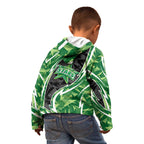 Melbourne Stars Kid Hoodie Flaming Lightning Storm Geometric Sports Mascot Art