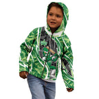 Melbourne Stars Kid Hoodie Flaming Lightning Storm Geometric Sports Mascot Art