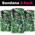 Melbourne Stars Neck Gaiter Flaming Lightning Storm Geometric Sports Mascot Art
