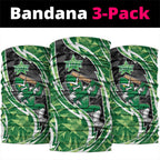 Melbourne Stars Neck Gaiter Flaming Lightning Storm Geometric Sports Mascot Art