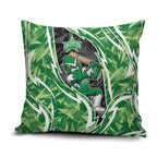 Melbourne Stars Pillow Cover Flaming Lightning Storm Geometric Sports Mascot Art