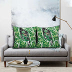 Melbourne Stars Pillow Cover Flaming Lightning Storm Geometric Sports Mascot Art