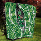Melbourne Stars Quilt Flaming Lightning Storm Geometric Sports Mascot Art