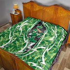 Melbourne Stars Quilt Flaming Lightning Storm Geometric Sports Mascot Art