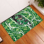 Melbourne Stars Rubber Doormat Flaming Lightning Storm Geometric Sports Mascot Art