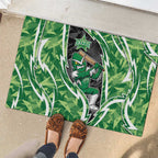 Melbourne Stars Rubber Doormat Flaming Lightning Storm Geometric Sports Mascot Art