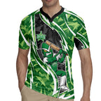 Melbourne Stars Rugby Jersey Flaming Lightning Storm Geometric Sports Mascot Art