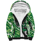Melbourne Stars Sherpa Hoodie Flaming Lightning Storm Geometric Sports Mascot Art