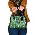 Melbourne Stars Shoulder Handbag Flaming Lightning Storm Geometric Sports Mascot Art