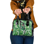 Melbourne Stars Shoulder Handbag Flaming Lightning Storm Geometric Sports Mascot Art