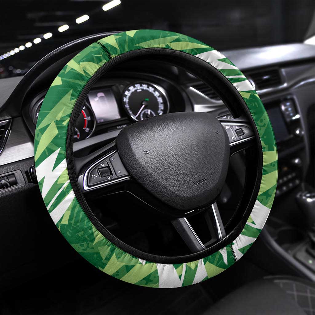 Melbourne Stars Steering Wheel Cover Flaming Lightning Storm Geometric Sports Mascot Art