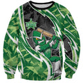 Melbourne Stars Sweatshirt Flaming Lightning Storm Geometric Sports Mascot Art