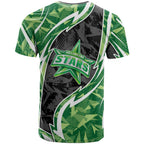 Melbourne Stars T Shirt Flaming Lightning Storm Geometric Sports Mascot Art