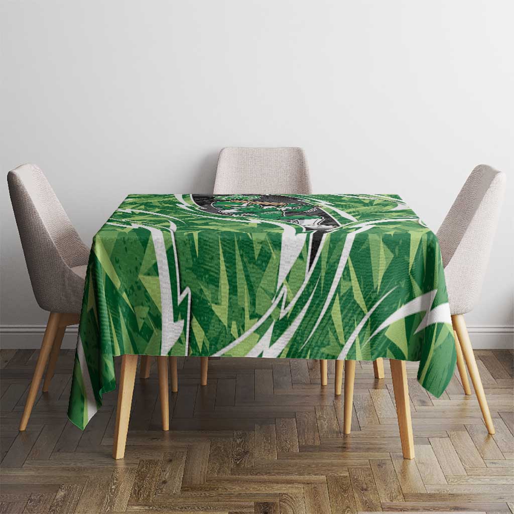 Melbourne Stars Tablecloth Flaming Lightning Storm Geometric Sports Mascot Art